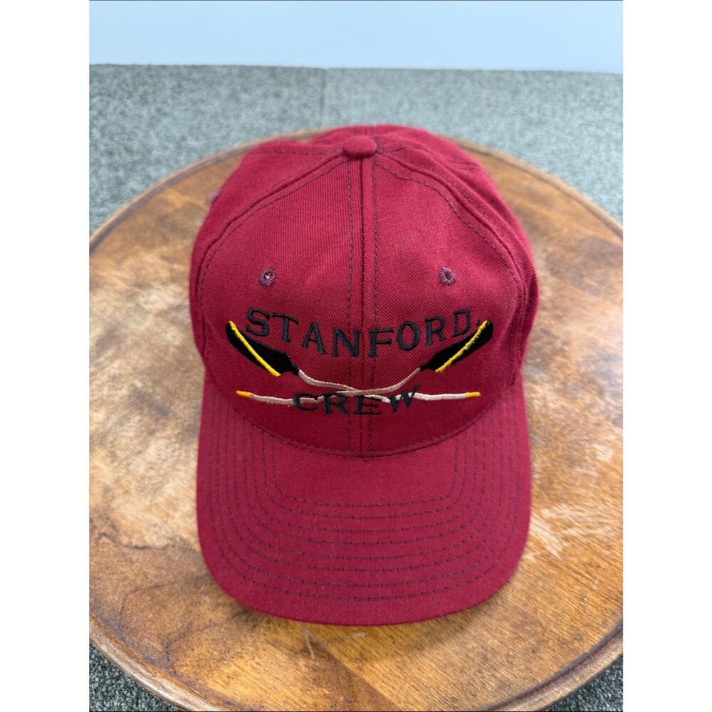Stanford Crew Hat Embroidered Red Cap The Game Vintage College - Picture 2 of 9